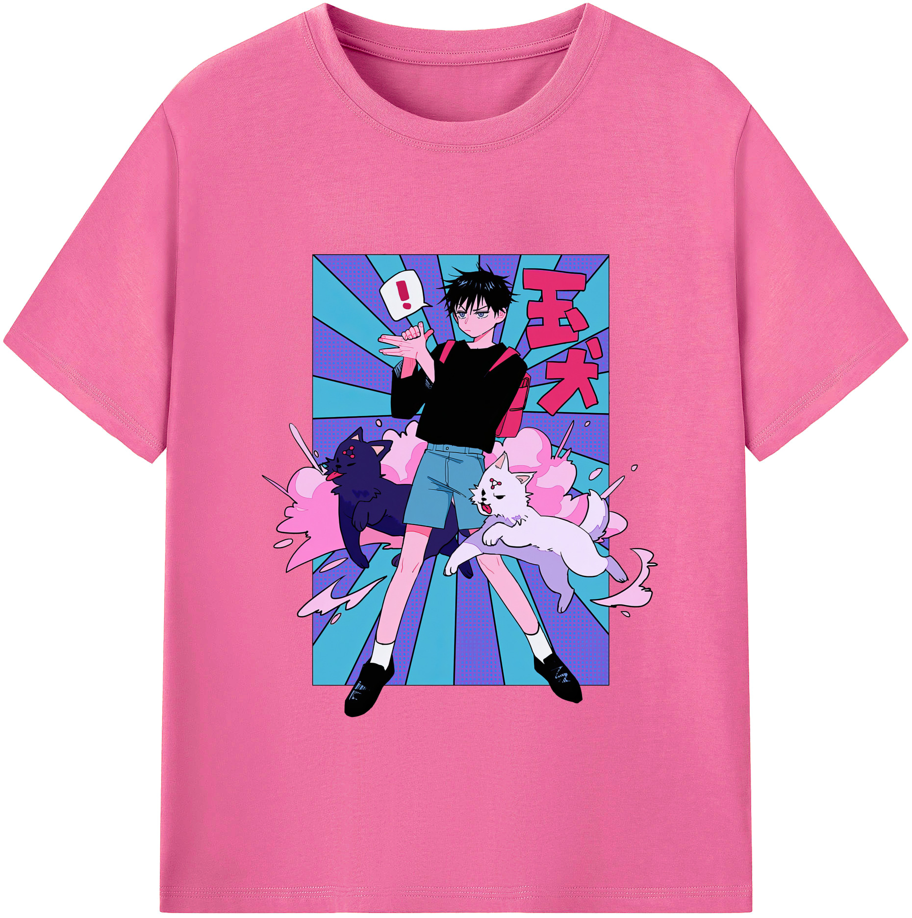 （画像用） 呪術廻戦 Jujutsu Kaisen レディースカジュアルプリントTシャツ（綿100％）